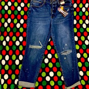 Super high rise girlfriend jeans size 13